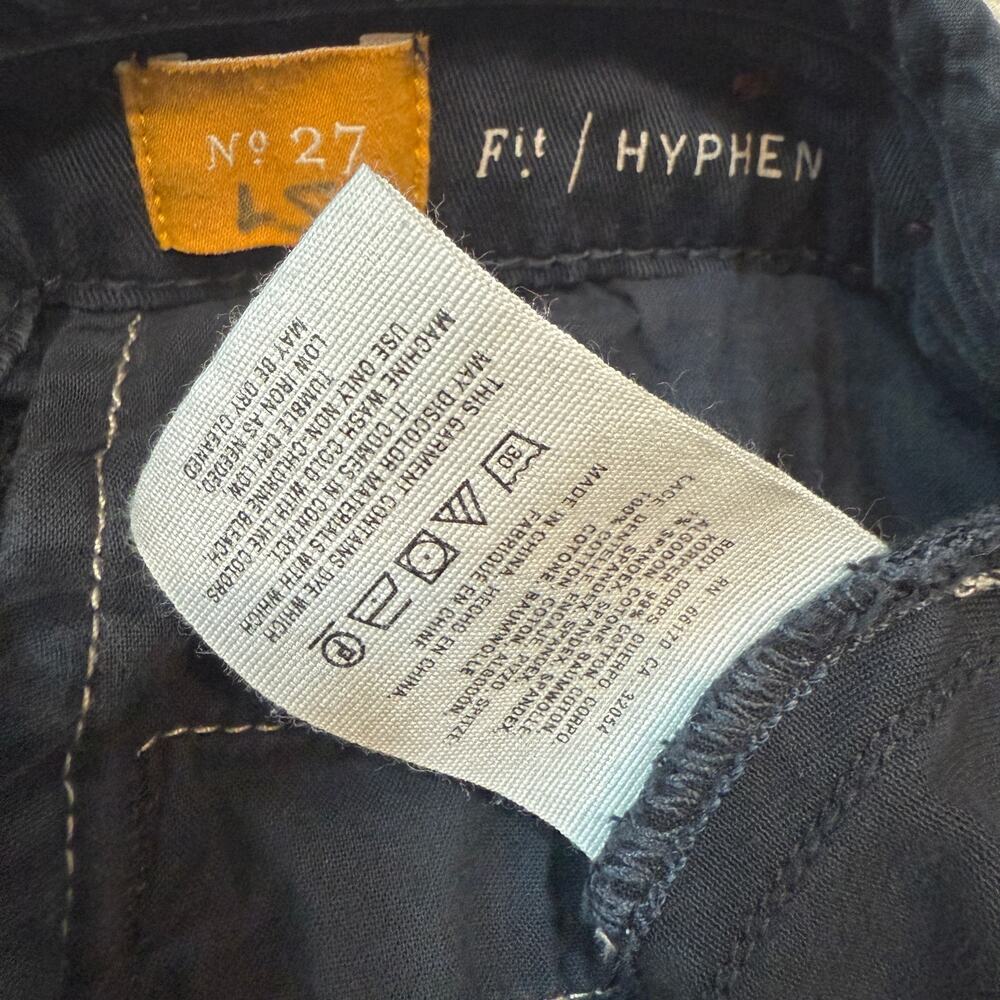 Pilcro and the Letterpress 27 fit / Hyphen chino pant waist and hem tabs P3 2682 - Picture 3 of 12